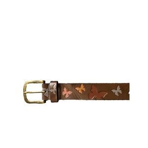 Belt Unbranded Butterfly Belt Womens Size Large Man/Made Material
